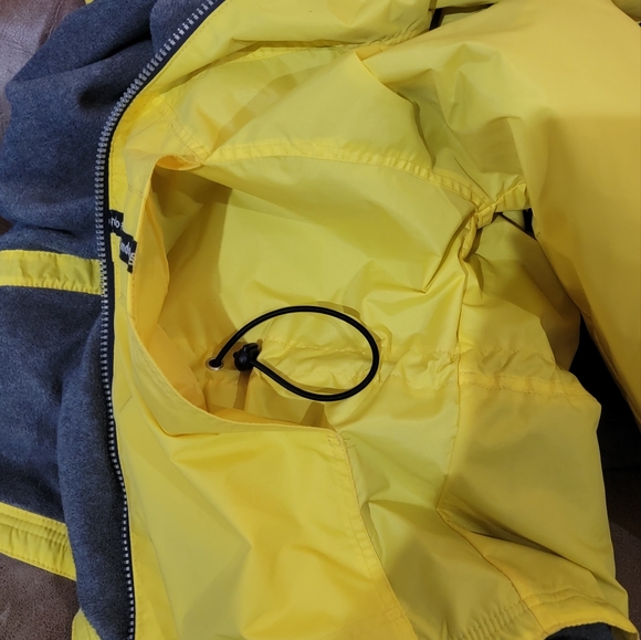 London Fog Yellow Hooded Zip Up Jacket NWOT Large 14 16 Girls - Picture 6 of 8